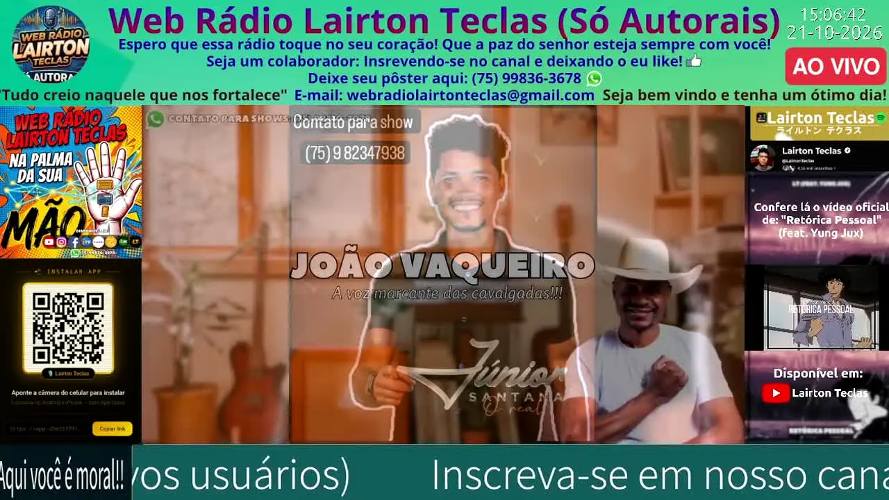 Web Rádio Lairton Teclas ao vivo