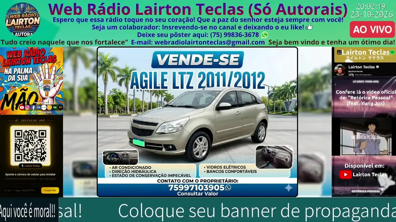 Web Rádio Lairton Teclas live