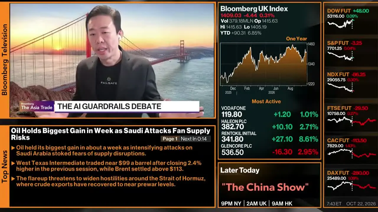 Bloomberg TV+ na żywo