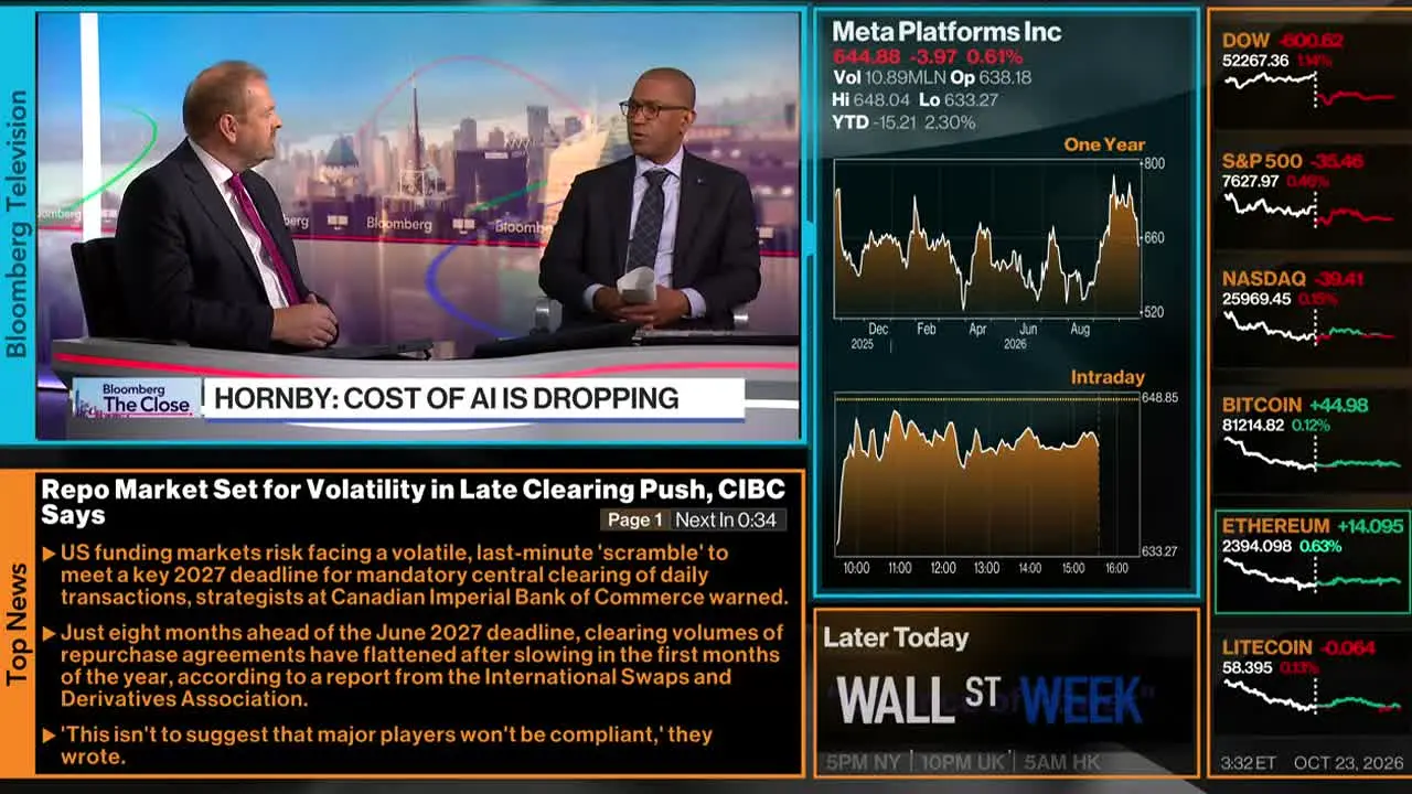 Bloomberg TV+ live