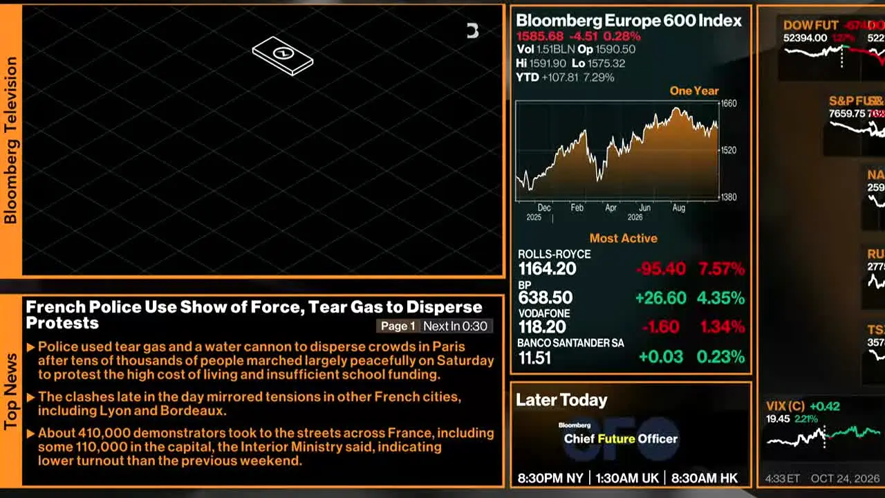 Bloomberg TV+ en direct