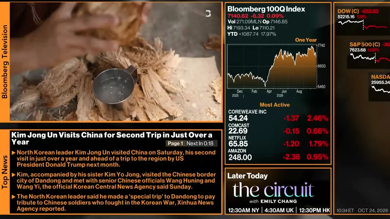 Bloomberg TV+ — прямой эфир