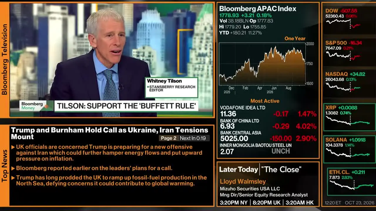 Bloomberg TV+ live