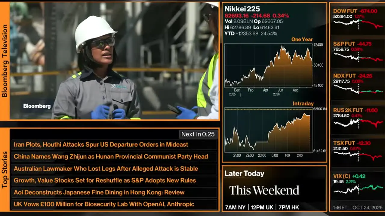 Bloomberg TV+ — прямой эфир