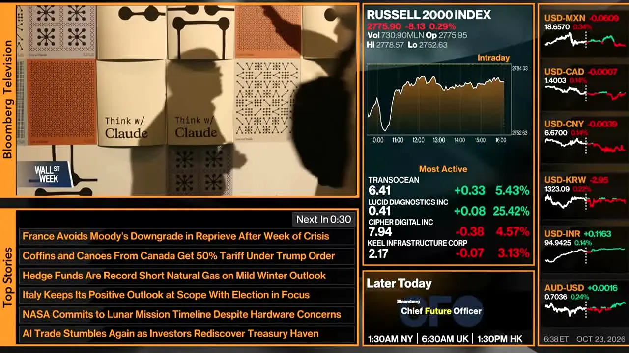 Bloomberg TV+ — прямой эфир