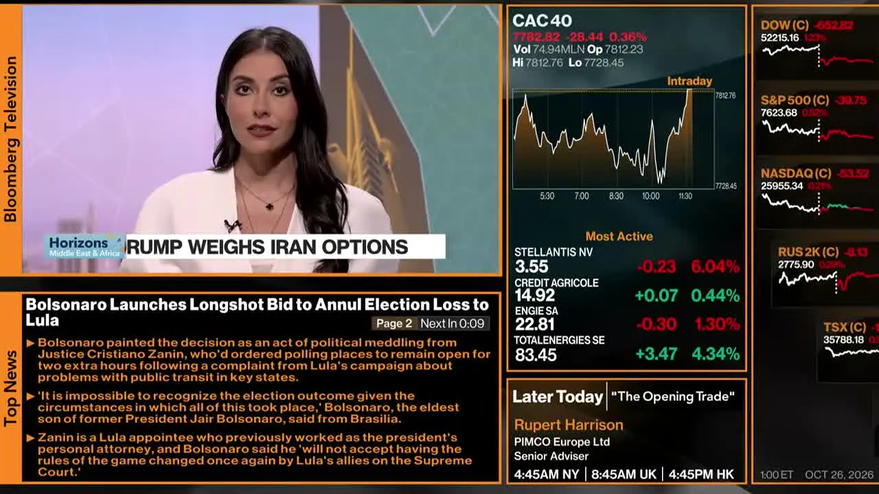 Bloomberg TV+ in diretta