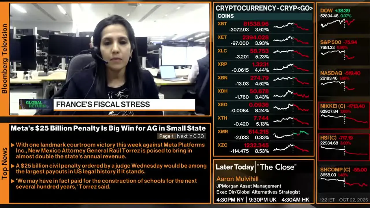 Bloomberg TV+ live