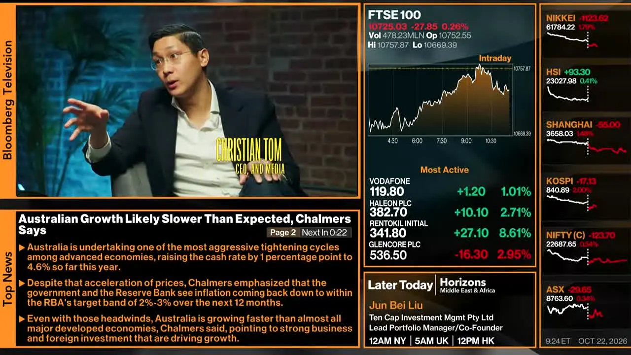 Bloomberg TV+ live