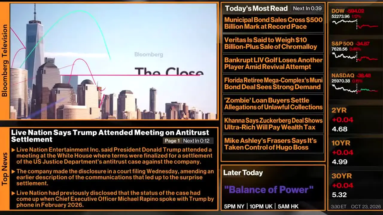 Bloomberg TV+ en direct