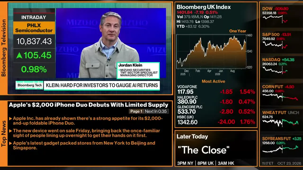 Bloomberg TV+ — прямой эфир