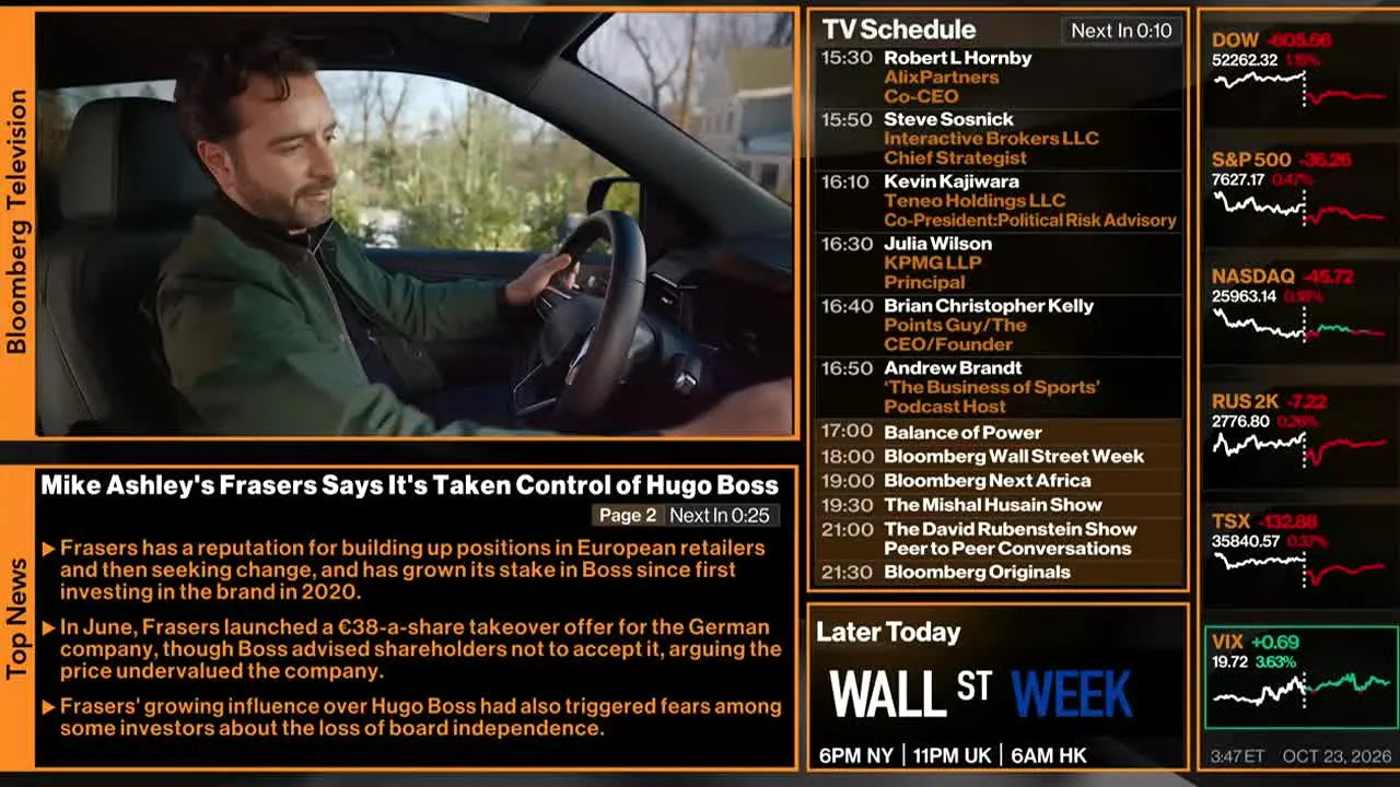 Bloomberg TV+ live