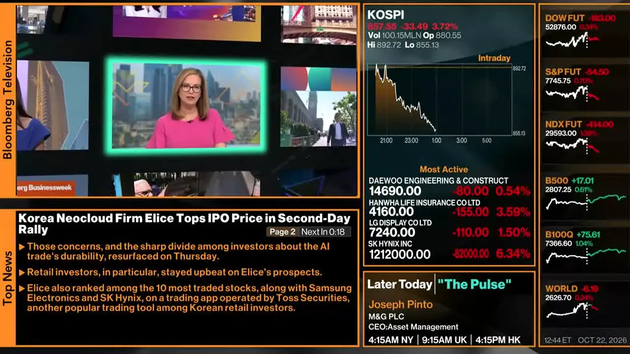 Bloomberg TV+ in diretta
