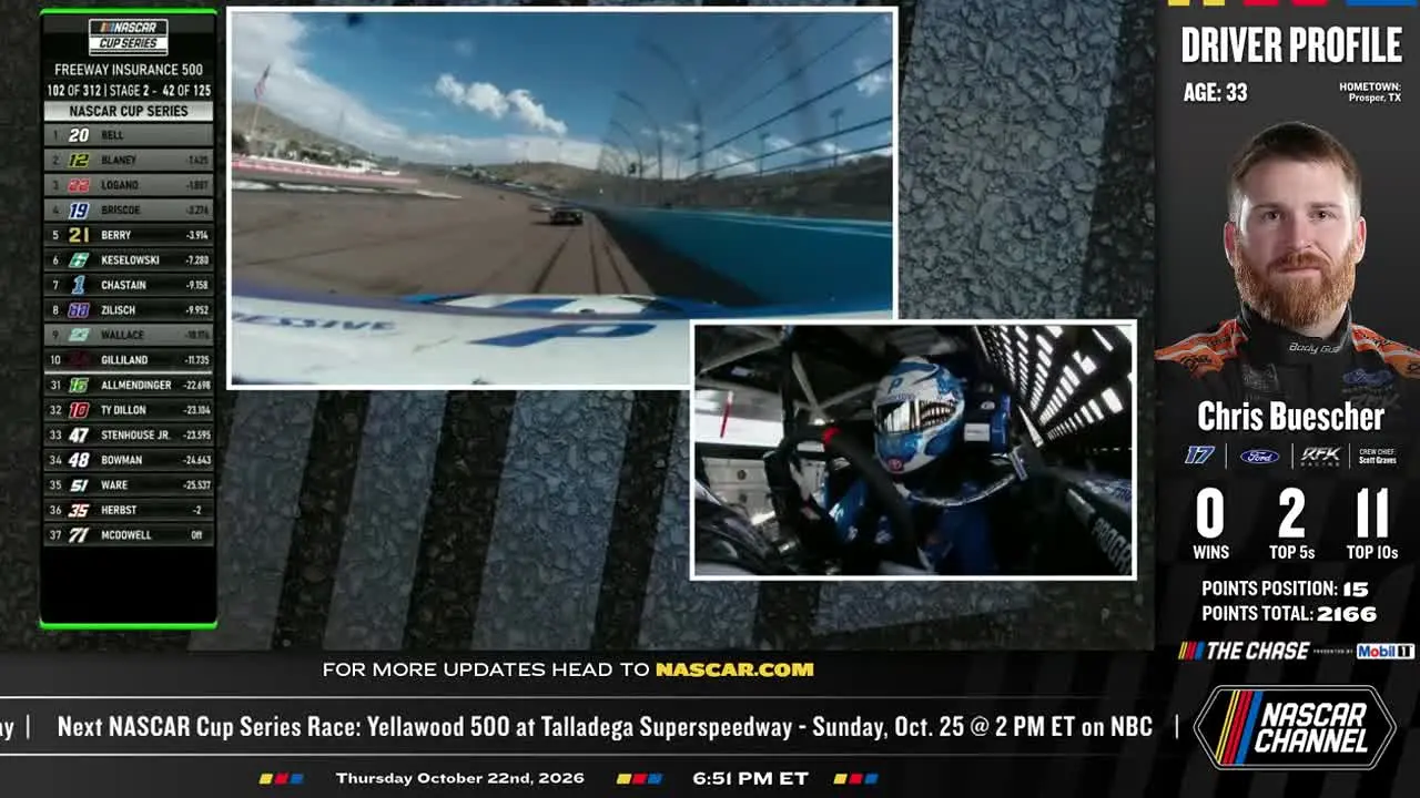 NASCAR live