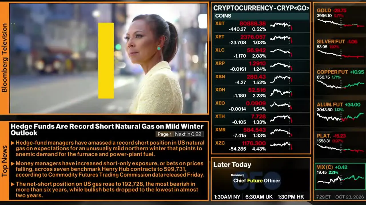 Bloomberg TV+ live