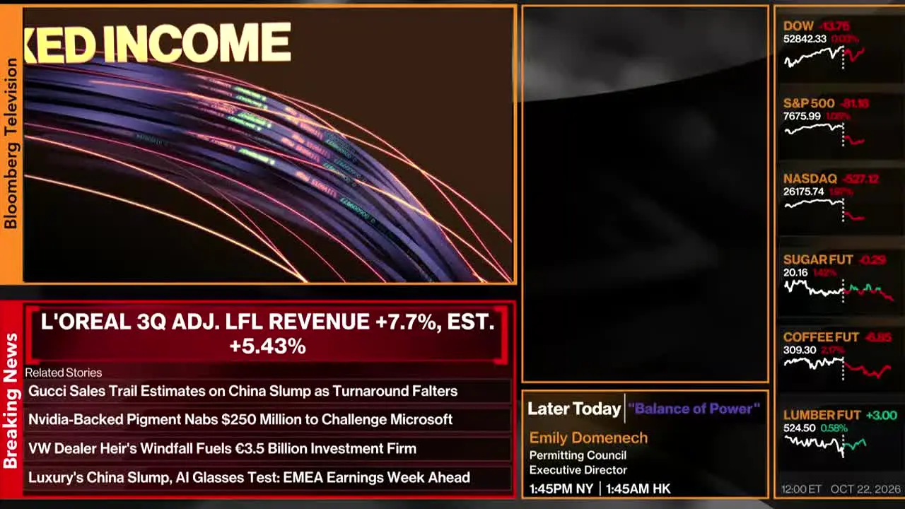 Bloomberg TV+ live