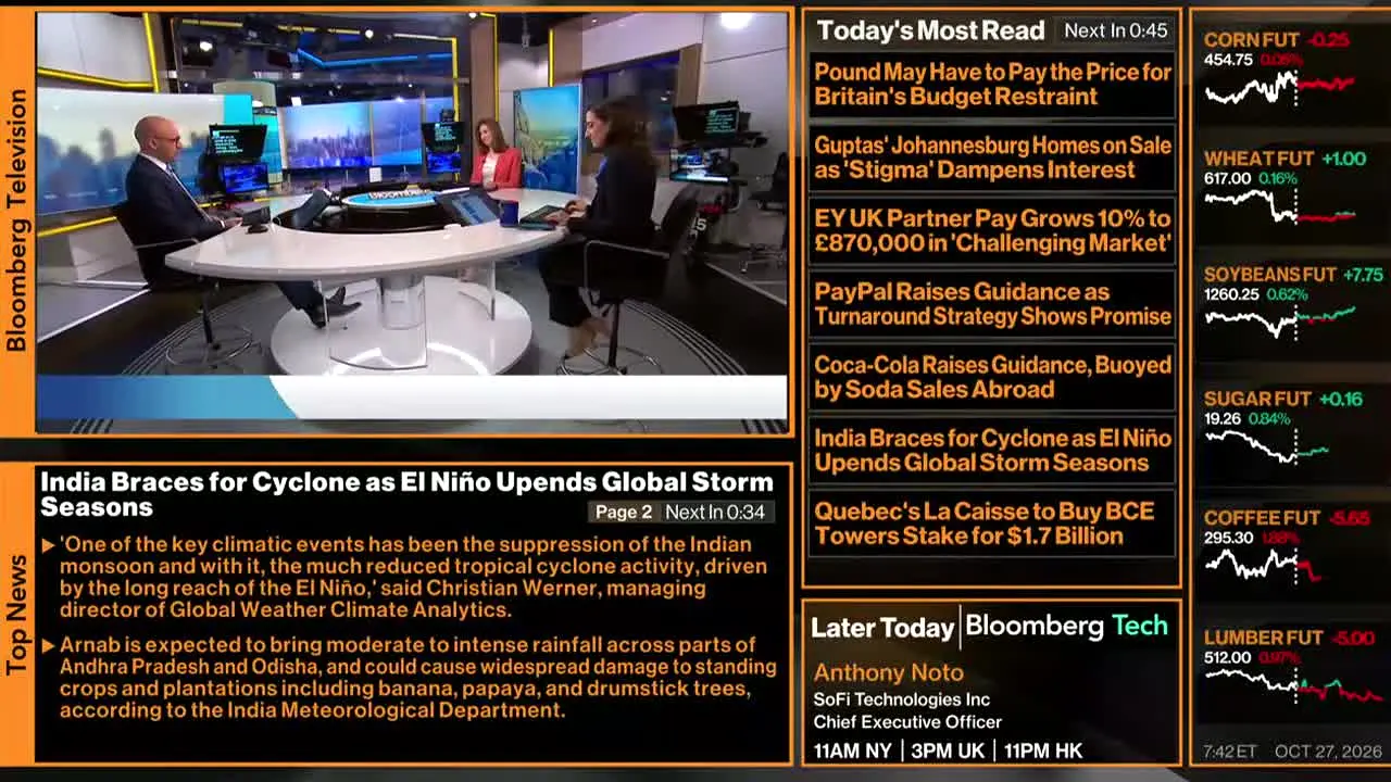 Bloomberg TV+ live