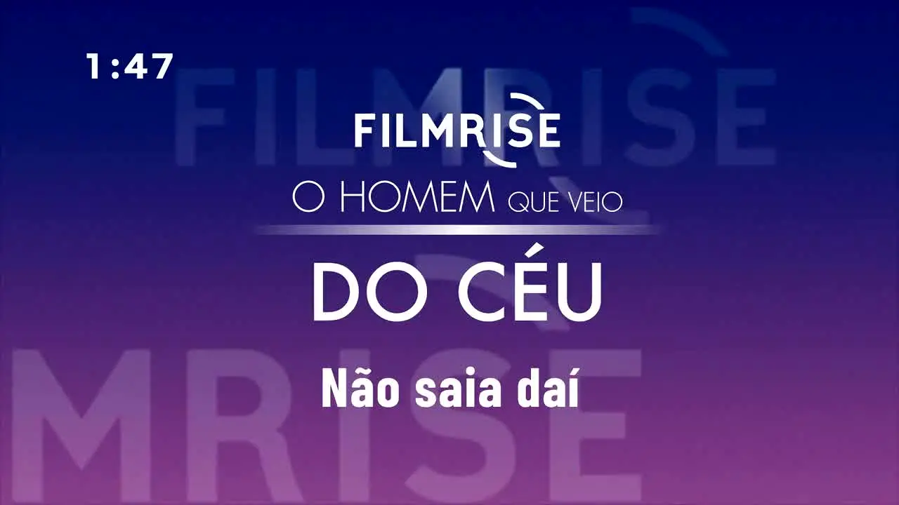 O Homem que Veio do Céu ao vivo