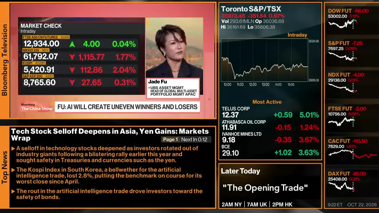 Bloomberg TV+ live
