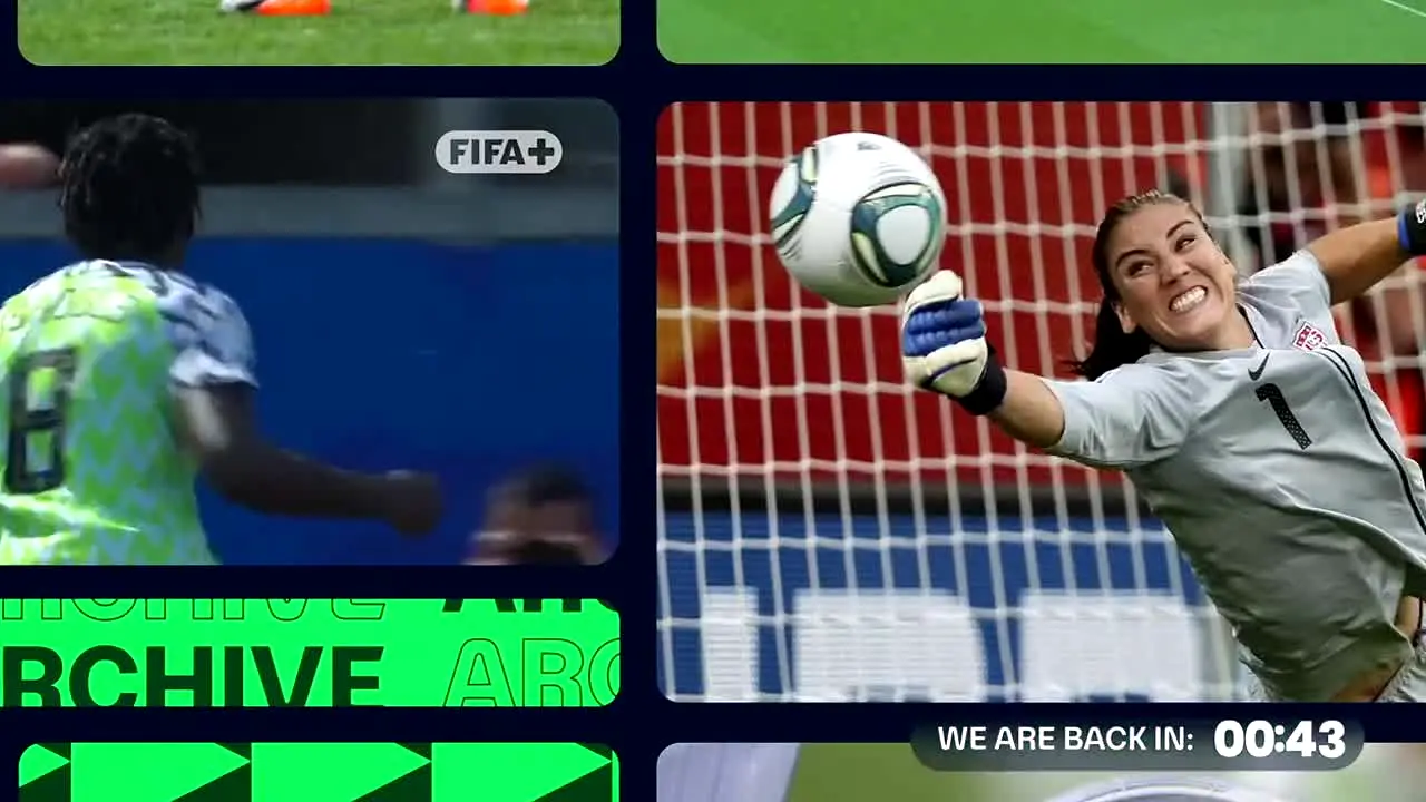 FIFA+ — прямой эфир