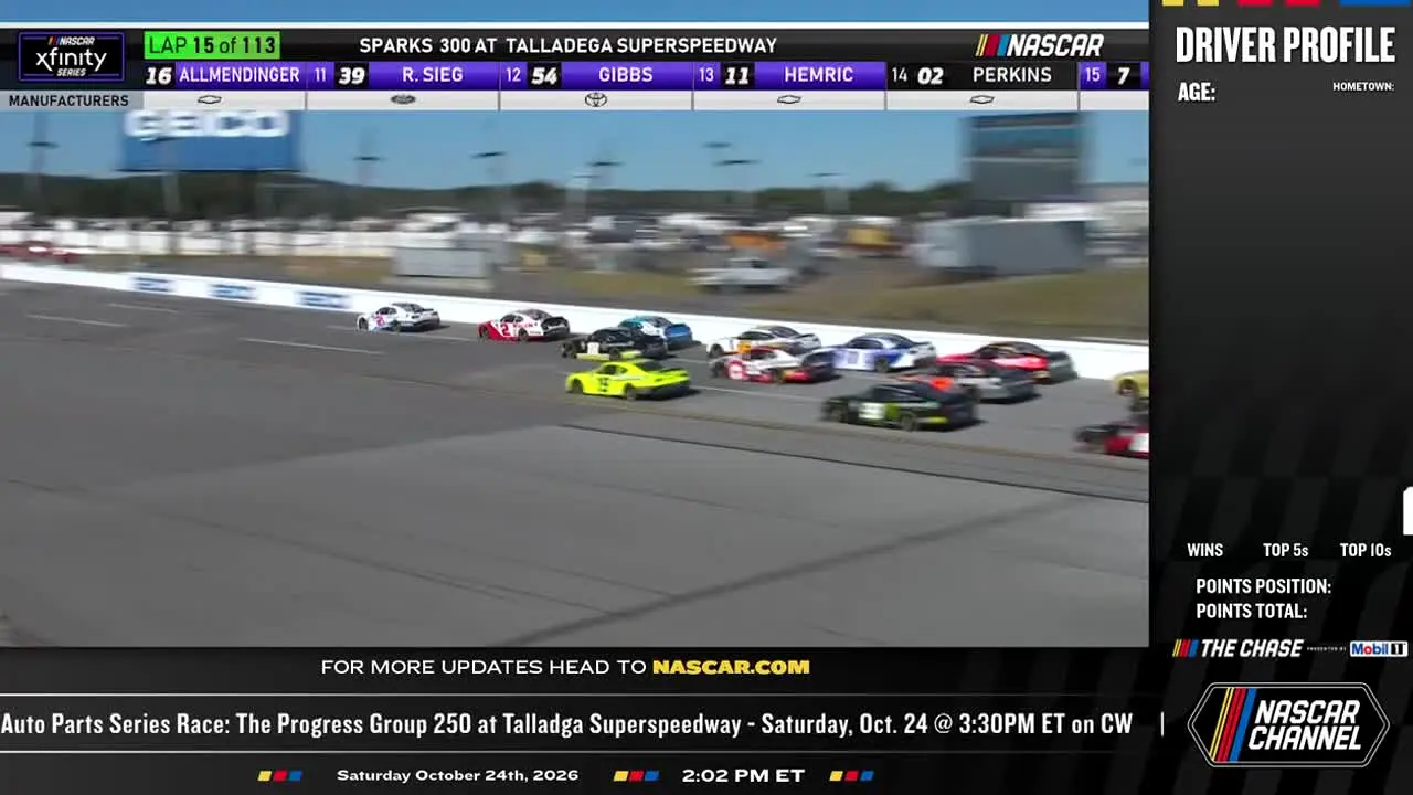 NASCAR live