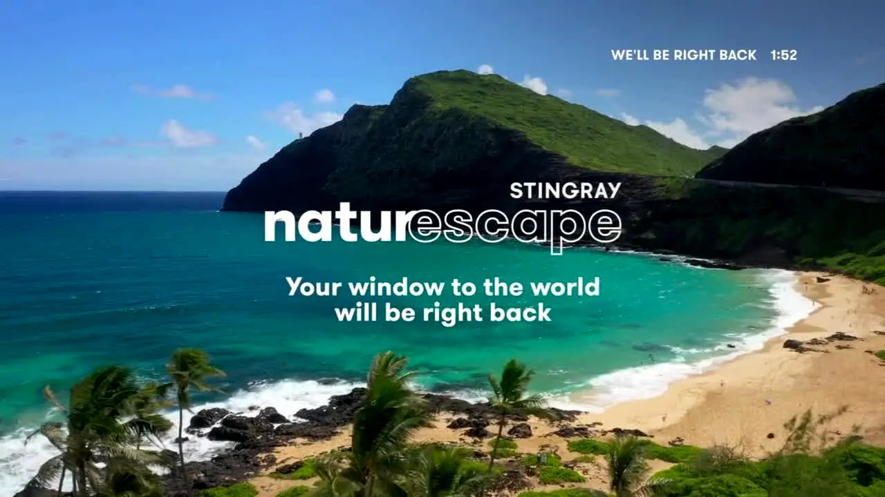 Stingray Naturescape in diretta