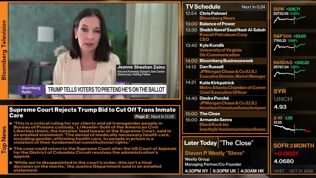 Bloomberg TV+ live