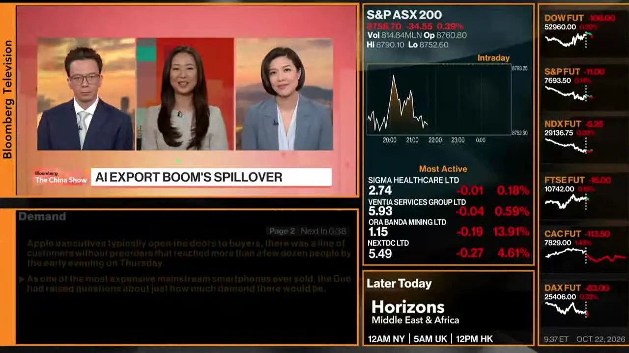 Bloomberg TV+ live
