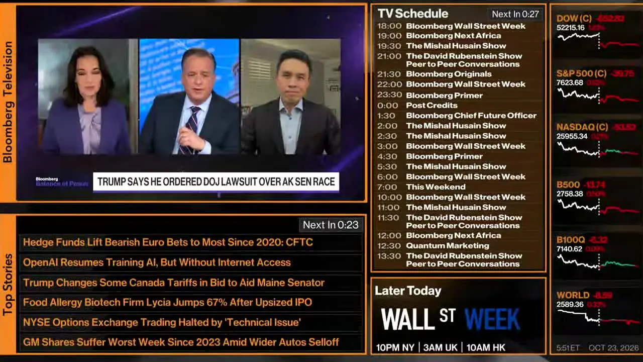 Bloomberg TV+ en direct