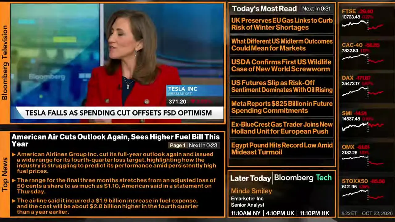 Bloomberg TV+ na żywo
