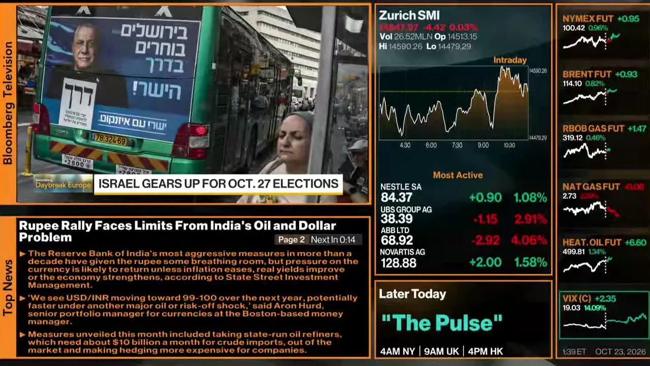 Bloomberg TV+ — прямой эфир