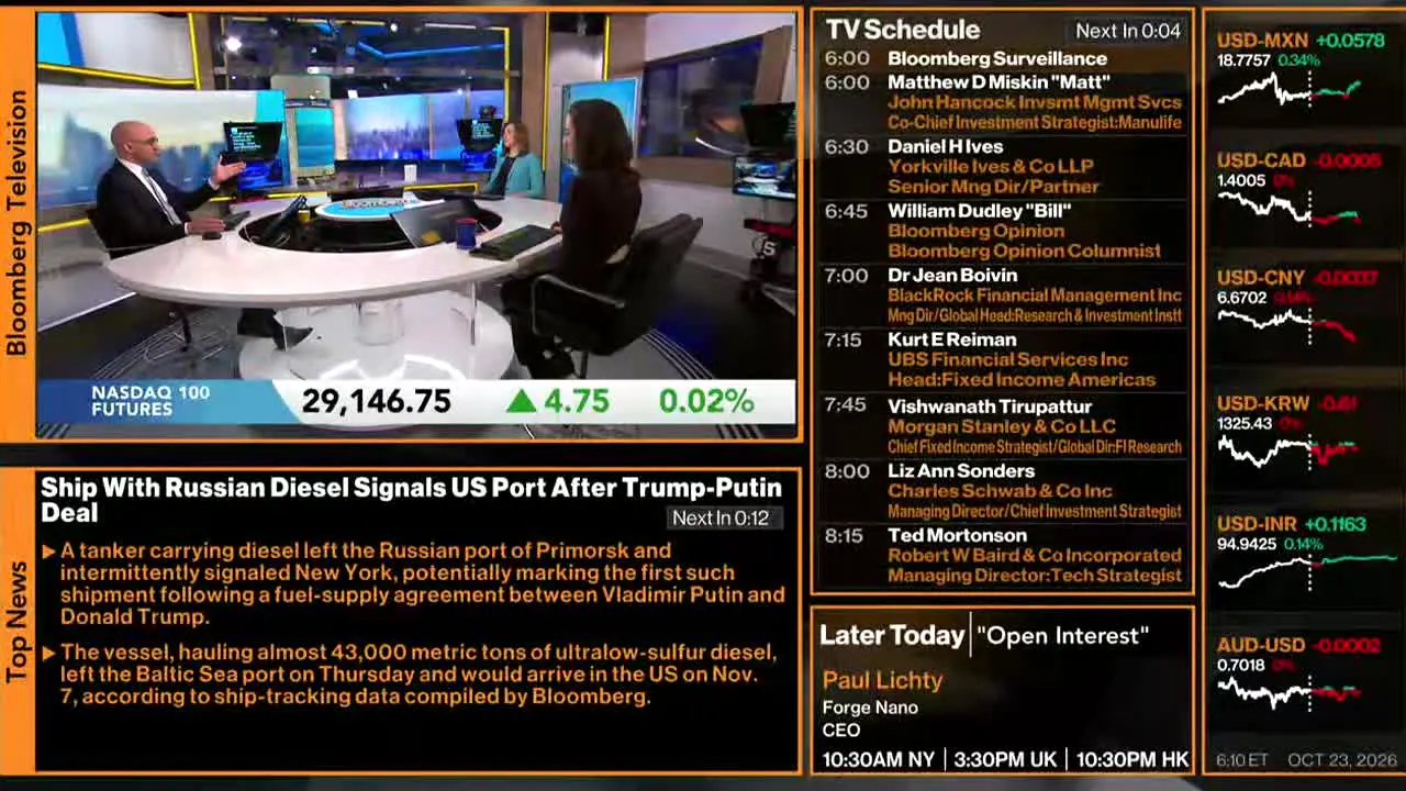 Bloomberg TV+ en direct