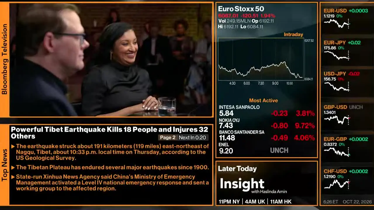 Bloomberg TV+ en vivo