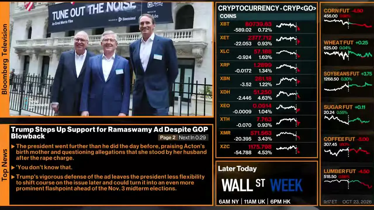 Bloomberg TV+ live