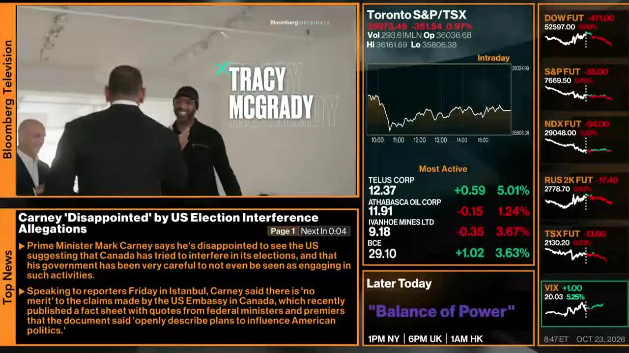 Bloomberg TV+ live