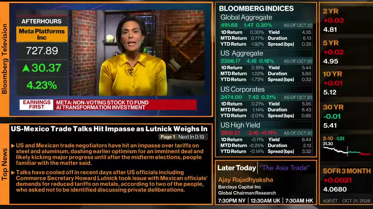 Bloomberg TV+ live