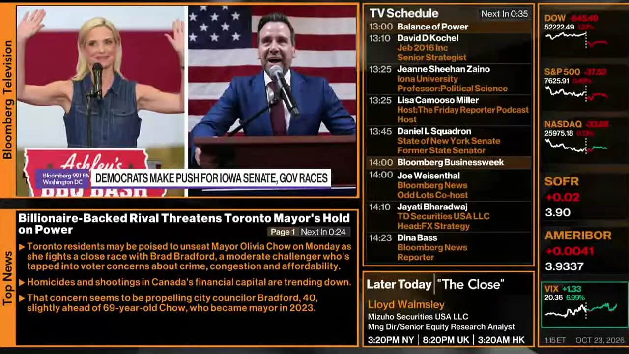 Bloomberg TV+ en vivo