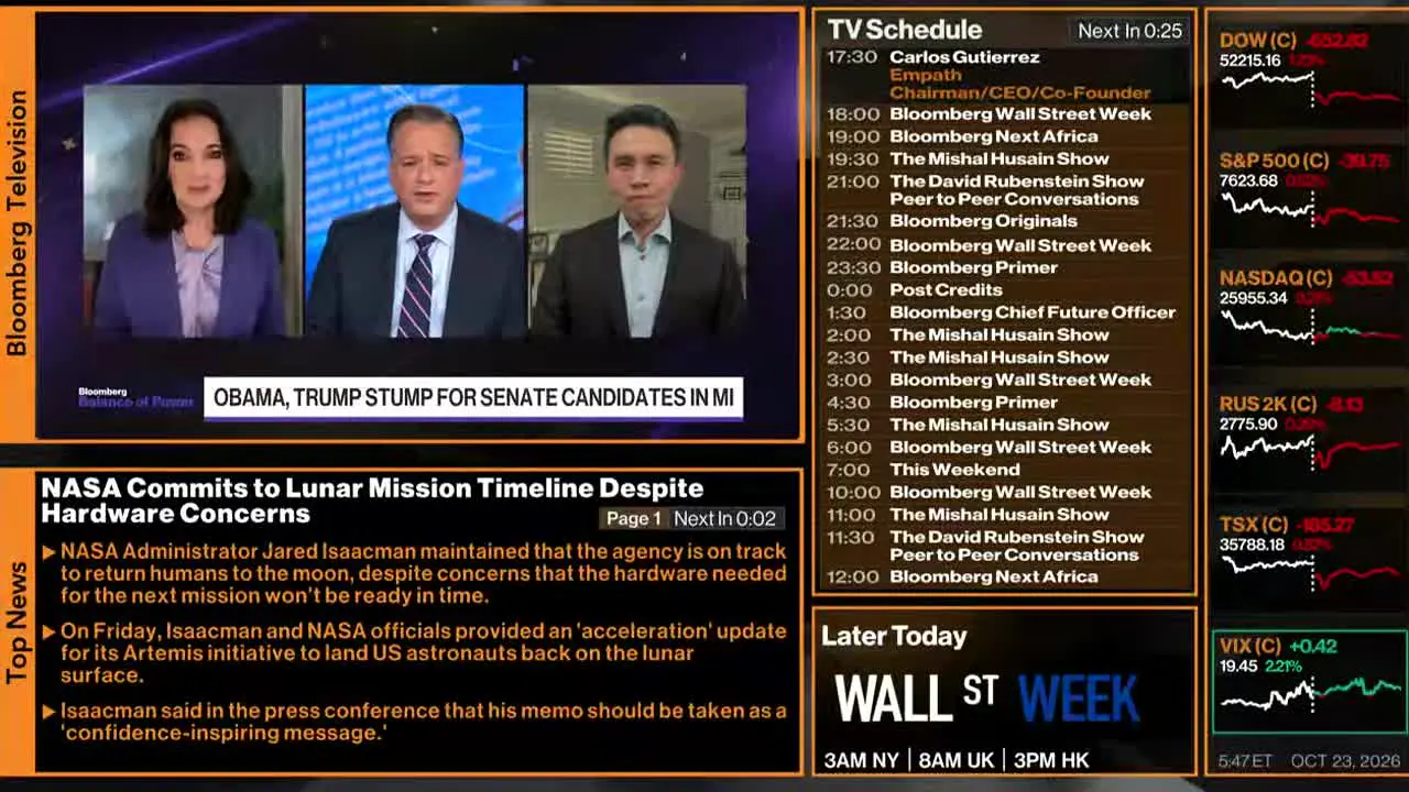 Bloomberg TV+ live