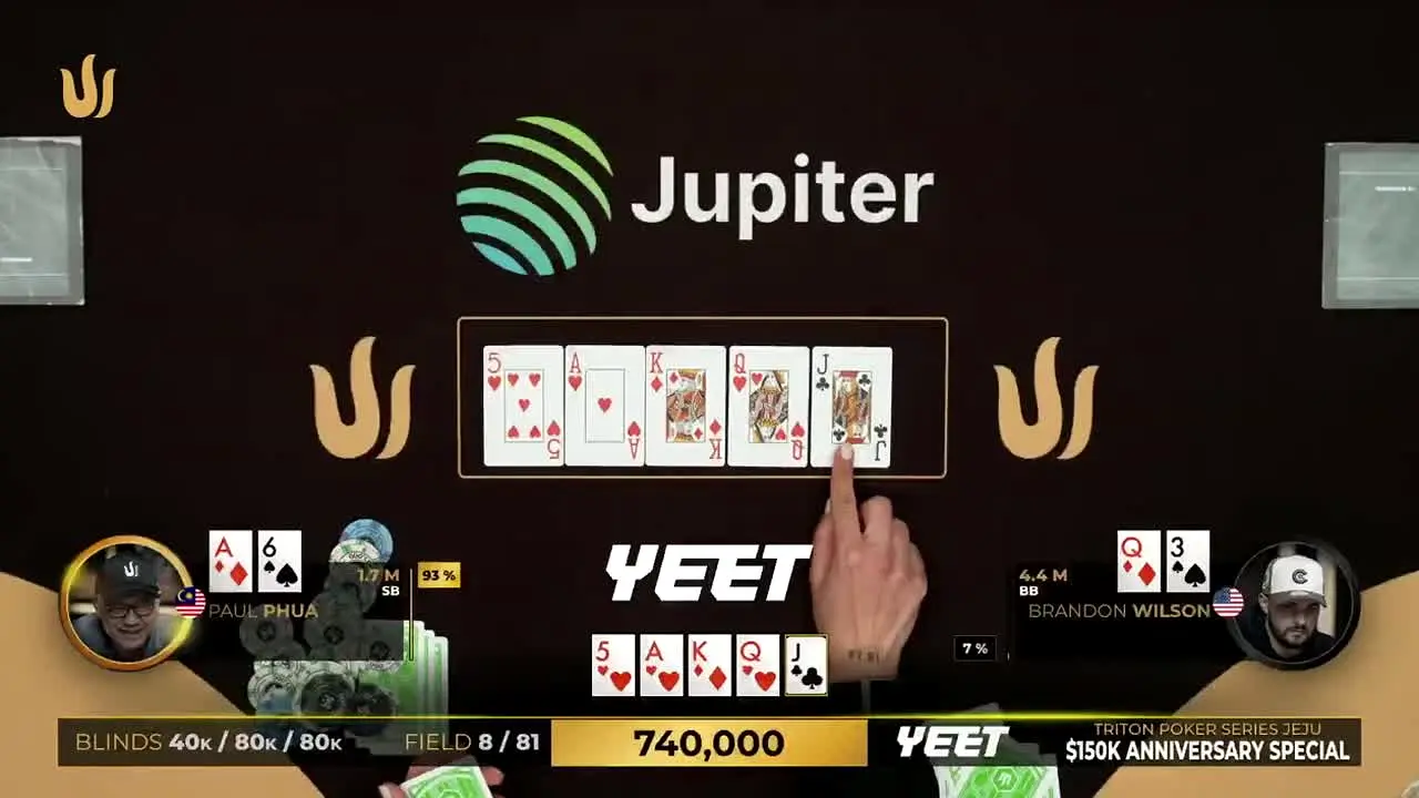 Triton Poker en vivo
