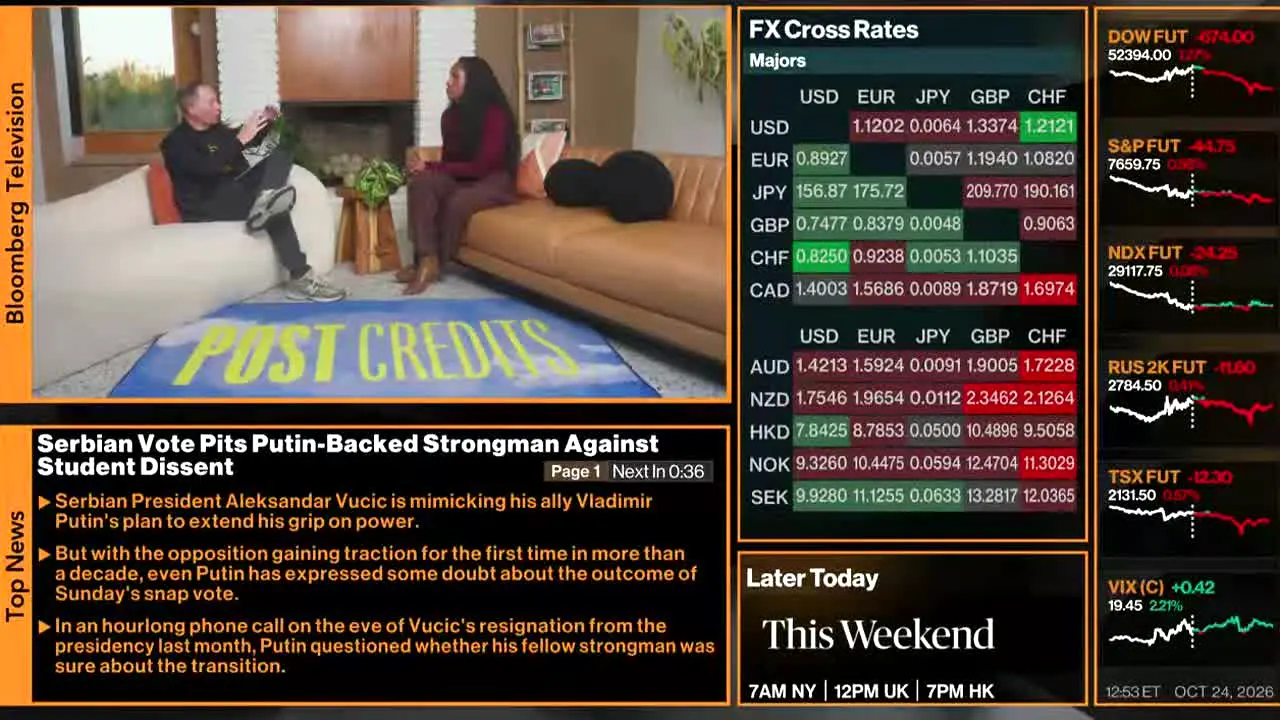 Bloomberg TV+ en direct