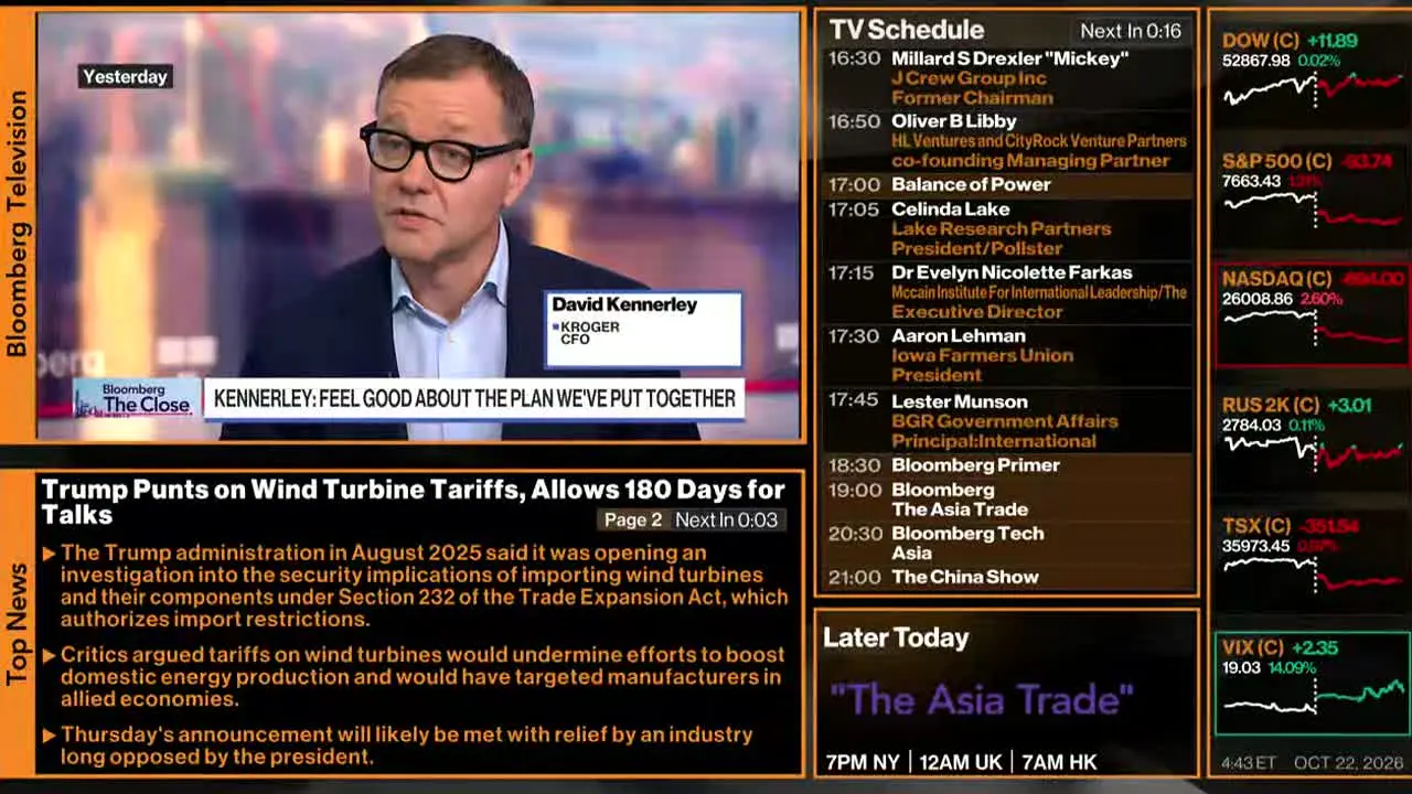 Bloomberg TV+ — прямой эфир