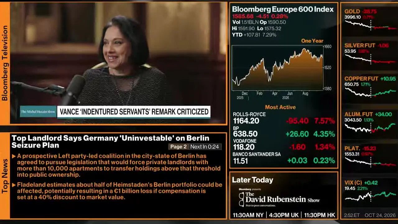 Bloomberg TV+ en direct