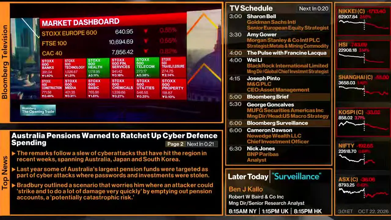 Bloomberg TV+ live