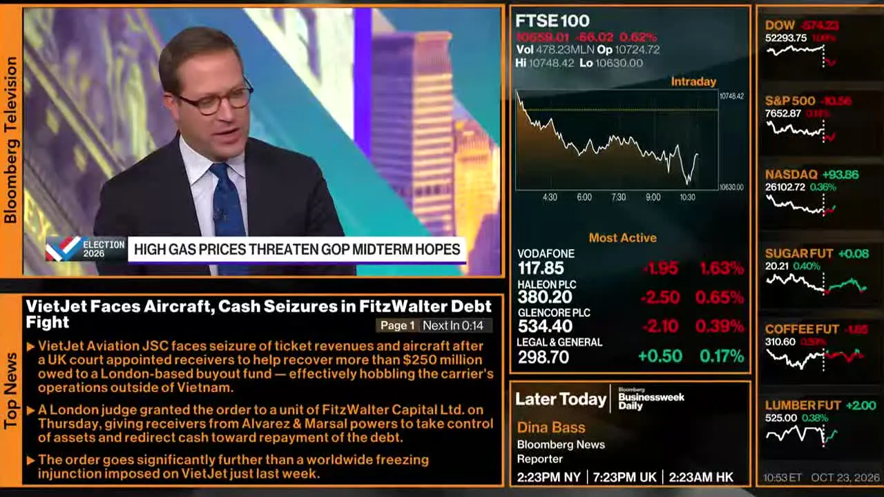 Bloomberg TV+ — прямой эфир