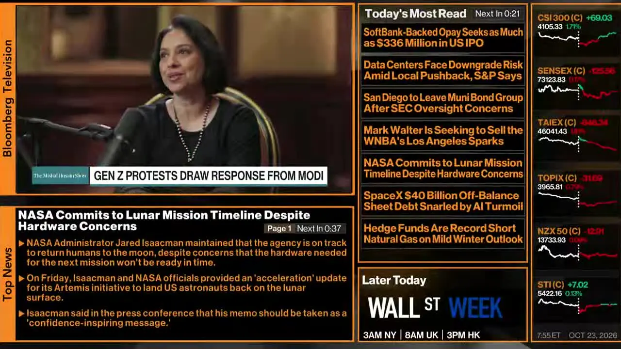 Bloomberg TV+ live