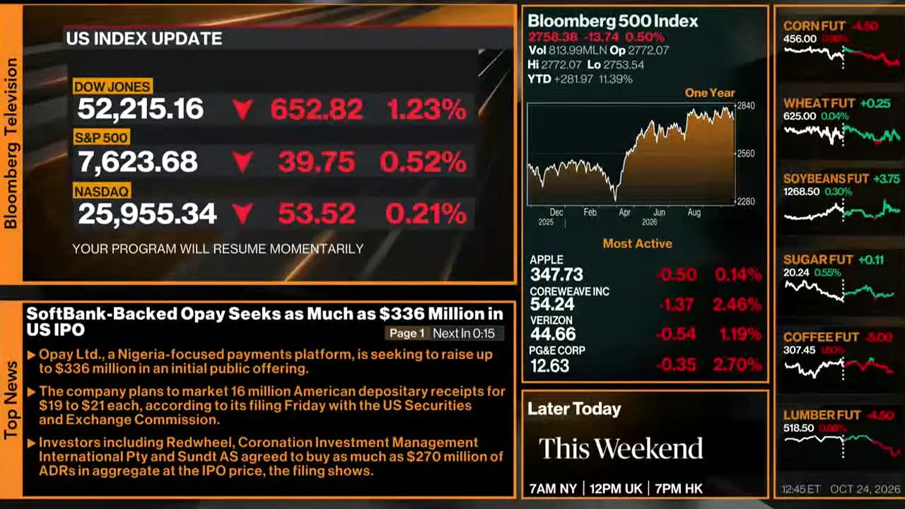 Bloomberg TV+ en direct