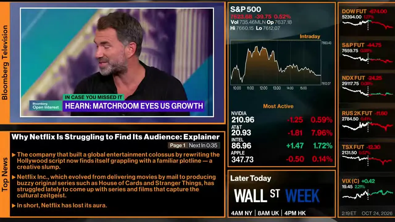 Bloomberg TV+ live