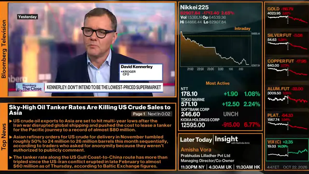 Bloomberg TV+ na żywo