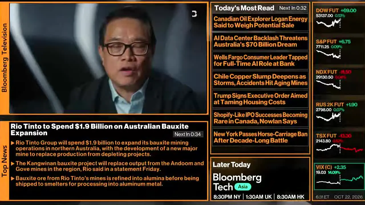 Bloomberg TV+ en vivo