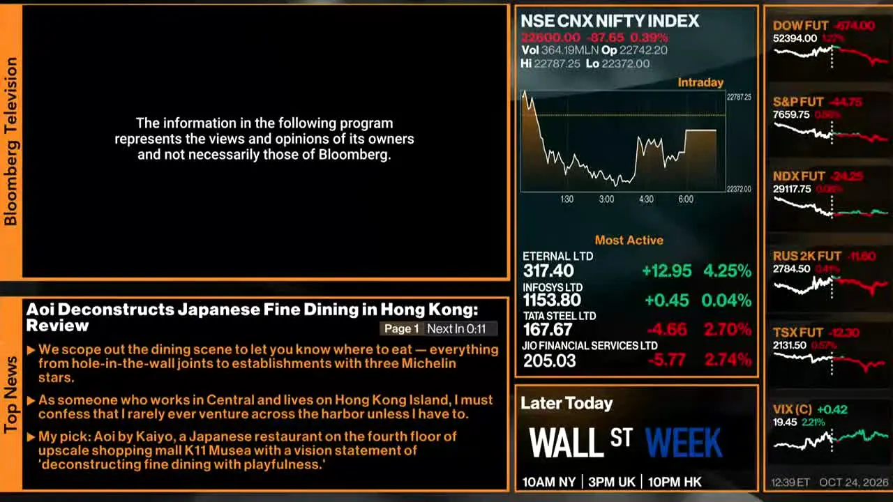 Bloomberg TV+ en direct