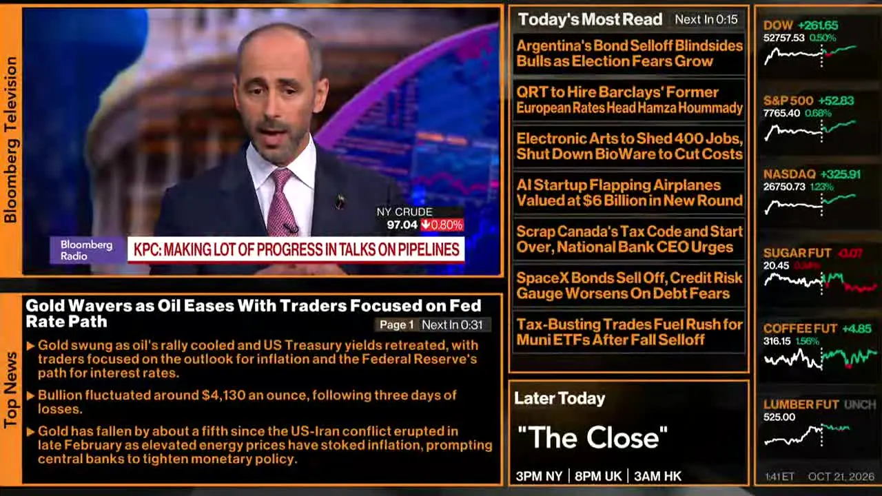 Bloomberg TV+ in diretta
